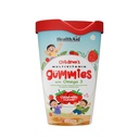 HealthAId Children's Multivitamin Gummies - Sugar-Free Fiber & Omega 3 | Supports Brain & Eye Health, Immunity, Digestion, Daily Wellness | 24 Essential Nutrients with Iron, Vitamins C, A, B, D | Natural Berry & Strawberry Flavor | Dairy & Soy Free - 60 Gummies