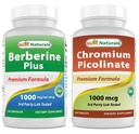 Best Naturals Berberine Plus 1000mg & Chroom Picolinaat 1000mcg