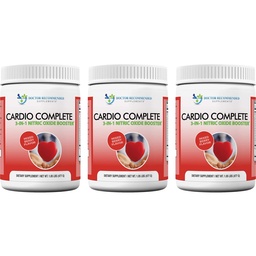 Cardio Complete - Heart Health Support Powder Supplement - 3-in-1 Nitric Oxide Booster met 5.000 L-Arginine, 1000mg L-Citrulline en Hawthorn Berry