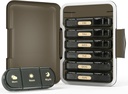 Weekly Pill Organizer 3X a Day, 7 Day Pill Box 3 Times, Portable for Travel Pill Case for Pills/Vitamin/Fish Oil/Medication/Supplements (3x7 Black)