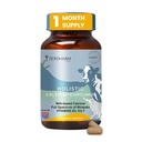 ZeroHarm Holistic Calcium + Curcumin - Milk Based Calcium With Magnesium, Vitamins D3, K2-7 - For Bone, Joint & Muscle Support - Plant-Based Herbal Supplement for Men and Women - 60 Tablets
