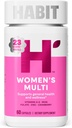 Habit Womens Multi Supplement (60 capsules) - New Look, ondersteunt algemene gezondheid en wellness, 23 essentiële vitamines en mineralen, fruitextracten, Folaat, ijzer, B12, Biotine, niet-GMO (1 verpakking)