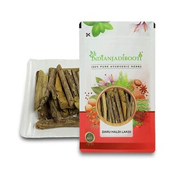 IndianJadiBooti Daru Haldi (Berberis Aristata) | 100g | Raw Tree Turmeric/Daruharidra | Natural Berberine Source for Skin Glow, Liver Health & Metabolic Wellness (Dried Bark)