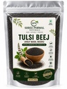 Shree Porwal Naturals Tulsi Beej (Holy Basil Seeds) | 250g | 100% Raw & Unpolished | Natural Sabja Seeds | Rich in Dietary Fibre | Vegan | No Preservatives | Superfood for Healthy Drinks & Recipes