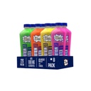 Not Rocket Science Protein Water - Lemon Lime + Mango Orange + Mixed Berry + Green Apple| 22g Clear Whey Protein Isolate | 1300mg Electrolytes | 5g BCAAs | Zero Sugar | High Protein Drink | 500ml Pack of 8