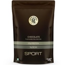 GREEN PROTEIN Sport Vegan Plant Protein Isolate Powder, 25gm Protein, 5g BCAA Per Serving, No Added Sugar | Soy Free, Dairy Free, Gluten Free, Allergen Free, Chocolate Flavor, 1kg