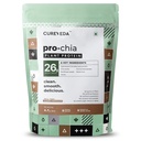 Cureveda Pro+ Chia Hydrolyzed Plant Protein Powder | 26g Protein, 4.7g BCAA | Canadian Pea Protein Isolate + Whole Chia Seeds | Vegan, Easy to Digest, No Stevia, No Gums 500gms