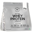 Wellbeing Nutrition Clean Whey Protein Concentrate 1kg Unflavoured | 27g Protein, 6g BCAA | 4B CFU Probiotics & Digestive Enzymes | Fast Absorbing, No Bloating, Easy to Digest | Faster Muscle Recovery