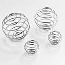 embroidery 4Pcs Metal Protein Shaker, Shaker Ball, Stainless Steel Blender Ball Set, Post-Workout Nutrition Mixing Solution, Gym Bag Portable Design, Includes Two Medium and Two Extra Large Sizes
