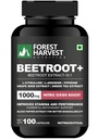 Nitric Oxide Supplement for Blood Flow & Stamina | Beetroot 10X (6000 mg Equivalent) with L-Citrulline, L-Arginine, Grape Seed Extract, Green Tea Extract & Piperine | Supports Energy, Endurance, Blood Flow & Performance | 100 Capsules | WHO-GMP, ISO & HACCP Certified