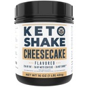 16oz Cheesecake Keto Maaltijd vervangende Shake - lage Carb Keto eiwit poedermix, hoog vet eiwit Schudden met MCTs van Kokosoliepoeder, Collageen Peptides en Real USA Cream Cheese - 2 Net Carbs