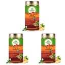 A TATA Product - Organic India Tulsi Ginger Tea - 100g, Rich in Antioxidants, Supports Digestion, Stress Relieving, Helps Boost Metabolism, Caffeine-Free, Whole Herbs (Pack of 3)