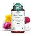Milk Thistle 15000mg Liver Detox Complex | 80% Silymarin | Liver Support Supplement with Dandelion Root, Beetroot, Turmeric & Ginger | Liver Cleanse | 60 Veg Capsules