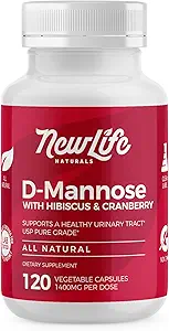 NewLife Naturals D-Mannose Capsules 