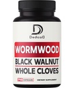 DEDICAD Sweet Wormwood Capsules 1500mg with Black Walnut & Cloves - 240 Vegan Capsules - Artemisia Annua Supplement for Immunity
