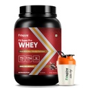 Fitspire Fit Super Pro Whey Protein Powder, Double Rich Chocolate, With Shaker | Whey Isolate & Concentrate Blend | 36g Protein per 100g | Enzymes & Probiotics | Supports Muscle Growth & Recovery | No Added Sugar