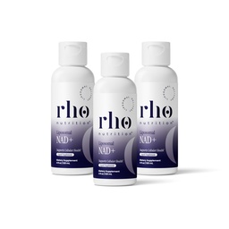 Rho Nutrition Liposomal NAD+ Liquid Supplement (3 Pack) | High Absorption Formula, Active NAD+, Cellular Health, Healthy Aging & Energy Metabolism, 30 Servings