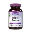 Bluebonnet Triple Boron 3 mg Trace Mineral Bone Support - Boron Supplement voor mannen en vrouwen met Citrate Aspartate & Glycinate - Vegan, Non-GMO - 90 Vegetarische Capsules, 90 dagen levering