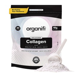 Organifi Collageen Powder - Fuller Hair, Sterkere Nails, en Radiant Skin - Replenish and Rebuild Your Body - Gluten-Free, Dairy-Free, and Soy-Free Hydrolyzed Multi Collageen Peptides, 30 Servers