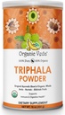 Biologische Veda Triphala Powder met Amla, Haritaki, Bibhitaki Fruit - 100% Natuurlijke Ayurvedische Triphala Powder - Verbetert Immune Support, Digestie, Colon Reiniging, Huidgezondheid - Vegan, Non-GMO - 16oz