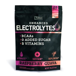 Enhanced Electrolyte Powder Stick Packs (Raspberry Guava 