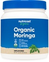 Nutricost Biologische Moringa Poeder 1LB (16oz) - Glutenvrij, Niet-GMO, Vegetarisch Vriendelijk