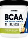 Nutricost BCAA Poeder 2:1:1 (Perzikpers, 30 porties) - Branched Chain Aminozuren
