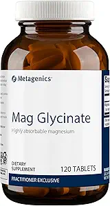 Metagenics Mag Glycinate - Zeer absorbeerbaar Magnesium - Magnesium Glycinate voor ondersteuning van het zenuwstelsel* - Glutenvrij - Niet-GMO - Vegetarisch - 120 tabletten