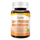 Lovita Premium Multivitamine voor volwassenen 30+ met enzymen, Kurkuma en uitgebreide voedingsondersteuning - 120 Vegetarische tabletten