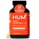 HUM Base Control Multivitamine voor vrouwen met vitamine C, ijzer, biotine, zink, B-complex, dagelijkse vrouwen multivitamine, 22 essentiële vitaminen & mineralen, ondersteuning voor pre-menopauze, glutenvrij, 30 capsules