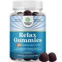 Pure Calm and Relaxing Magnesium Supplement - Magnesium for Stress Support & Rest Ease for Adults - High Absorptie Mg Citrate Gummies with L Theanine & Ashwagandha for Muscle Cramps - 90 Tellen
