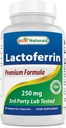 Best Naturals Lactoferrin 250 mg Veggie Capsule, Ondersteunt gezonde immuunfunctie - 60 Tel.