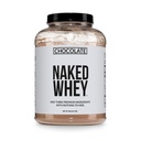 NAKED Whey Protein Supplement poeder, chocolade, GGO-vrij, sojavrij, glutenvrije hulp Spiergroei en herstel 60 porties, 5 Ib