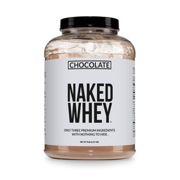 NAKED Whey Protein Supplement poeder, chocolade, GGO-vrij, sojavrij, glutenvrije hulp Spiergroei en herstel 60 porties, 5 Ib