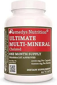 Remedy's Nutrition Ultimate Chelated Multi Mineral 