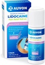 AUVON Lidocaine Roll-On met essentiële olie, Geen mess Applicator, Max Strength Lidocaine, Quick Absorbing to Numb & Soothe pijnverlichting voor knieën, schouders, FSA/HSA in aanmerking komende, Lavender, 2.5 OZ, 1 Pack