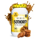 Nutrithority - Isothority Isolated Whey Protein Powder with Ultra-Absorbable Protein and BCAAs to Build Muscle and Accelerate Recovery, Keto Friendly, Low Carbs, Gluten Free (Caramel Coconut Cookie)