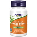 NOW Foods Supplements, Ginkgo Biloba 120 mg, Dubbele sterkte, Niet-GMO Project Geverifieerd, 50 Veg Capsules