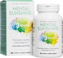 3 Hersenen door Natuurlijke Factoren, Geestelijke Zon, Promoot gezonde Mood Balance, Dagelijks Dieetsupplement, Vegan, 90 Enteric Coated Tablets (90 Servings)
