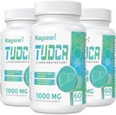 TUDCA Bile Zouten Supplement 1000mg - 180 Veggie Capsules,Liver Ondersteuning Supplement voor Detox Reiniging,Gelatin gratis