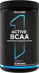 Regel 1 Actieve BCAA - Performance, Hydration, and Recovery Support with 5g BCAAs + Electrolytes, L-Glutamine, and Citrulline (30 Servings, Grape)