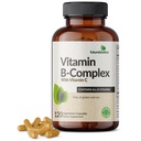Futurebiotics Vitamine B Complex met Vitamine C ondersteunt energieproductie, zenuwstelsel en immuunondersteuning - Non-GMO, 120 Vegetarische Capsules