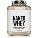 Naked WHEY 5LB 100% Gras Fed Ongearomatiseerde Wei Proteïne Poeder - Slechts 1 Ingrediënt, Niet gedenatureerd - Geen GGO, soja of gluten - Geen conserveringsmiddelen - Bevorder spiergroei en herstel - 76 Serven
