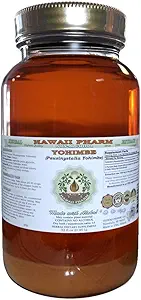 Hawaii Pharm Yohimbe Alcoholvrije Liquid Extract, Yohimbe Liquid (Pausinystalia Yohimbe) Gedroogde Bark Glycerite Natural Herbal Supplement, USA 32 fl.oz