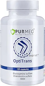 OVOMET Eggshell Membrane Low-Purine Glucosamine Chondroitin Sulfate MSM Boswellia Gezamenlijk supplement - Ondersteunt mobiliteit Comfort sterkte flexibiliteit & bot - Made in Germany - 60 Days Supply
