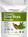Vitamatic Certified USDA Organic Aloe Vera Powder 