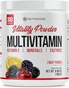 NutraOne Vitality Vitamin Powder Powder Powdered Vitamine and Mineral Supplement (Fruit Punch - 30 Servers)