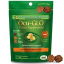 Ocu-GLO Cat & Hond Senior Supplement voor oogondersteuning - Kauwbare Vision Vitaminen Supplementen voor grote en kleine Huisdieren Zorg met Luteïne, Omega-3 vetzuren, druivenzaadextract en antioxidanten