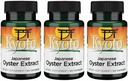 Swanson Kyoto Japanse Oyster Extract - Natural Supplement Promoting Drive & Wellness for Men & Women - (500 Milligrammen 60 Capsules) (3 Pack)