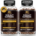 EFFECTIVE NUTRA Pure Shilajit Capsules for Men & Women - Pure Himalayan Shilajit for Men & Women - High in Trace Minerals & Fulvic Acid - 10000mg of Authentic Shilajit Extract per Serving (120 Count)
